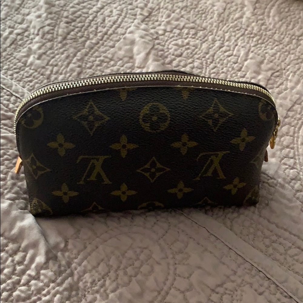 Authentic Louis Vuitton cosmetic pouch pm